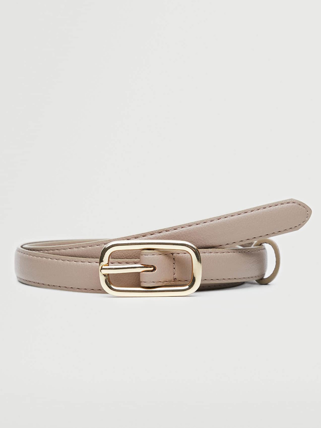 

MANGO Women Grey Solid Belt