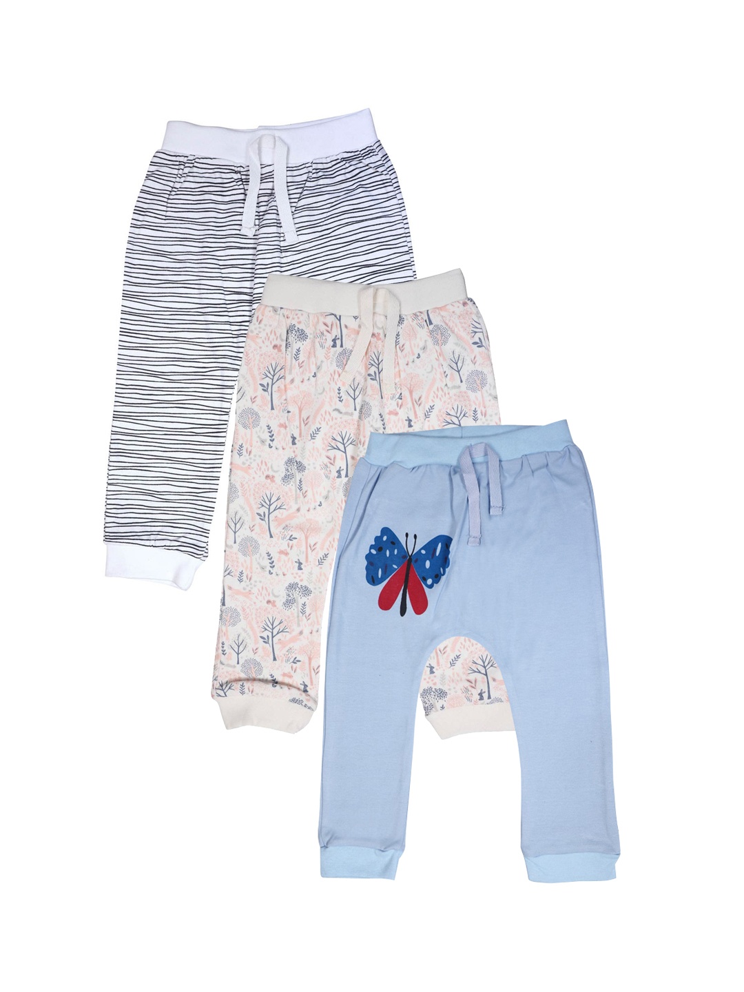 

RIKIDOOS Boys Pack Of 3 Printed Lounge Pants, Multi