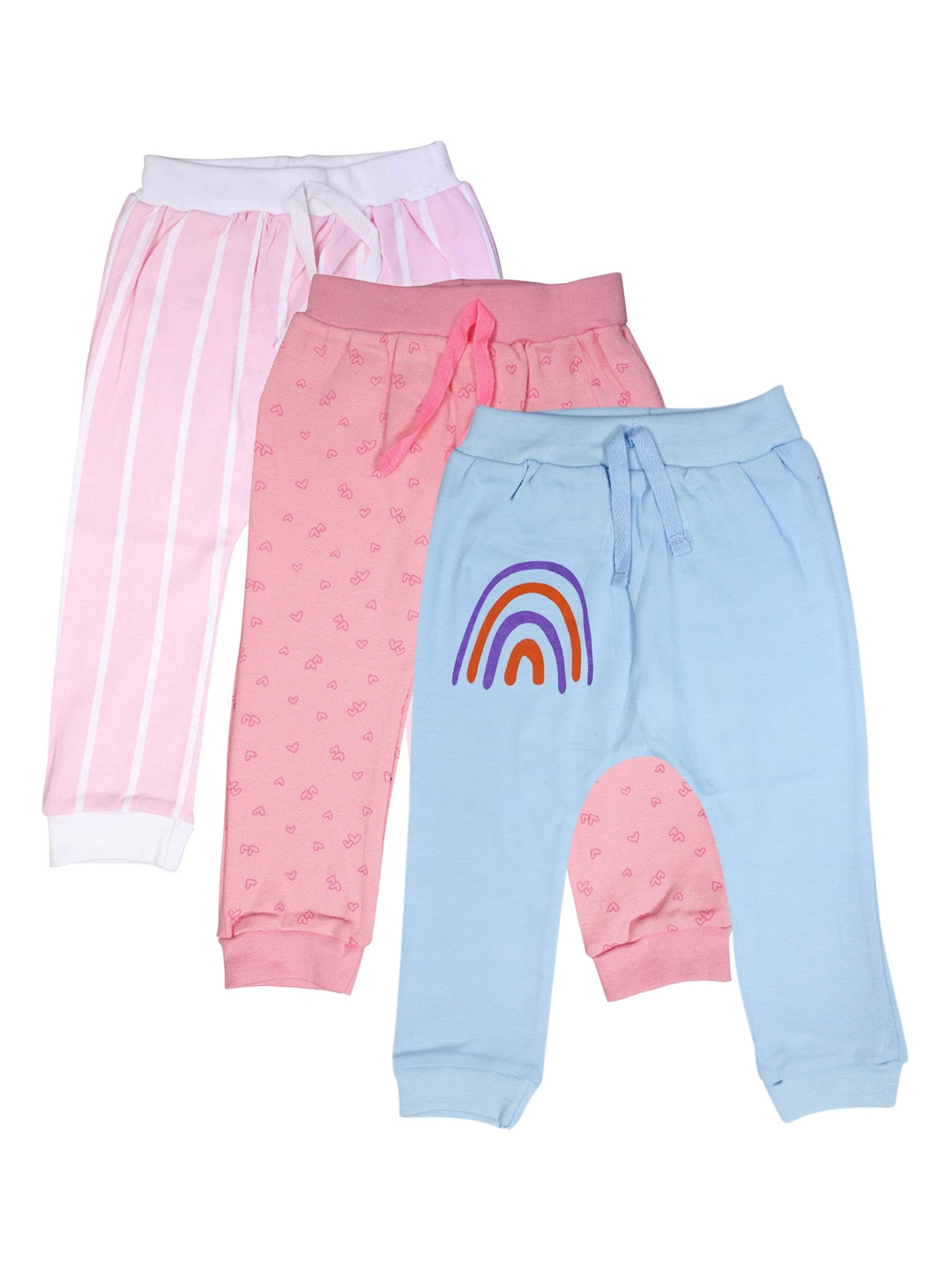 

RIKIDOOS Boys Pack Of 3 Printed Lounge Pants, Multi