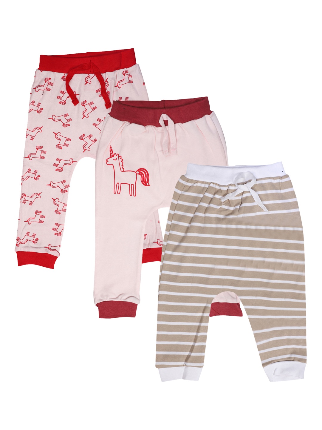 

RIKIDOOS Boys Pack Of 3 Printed Lounge Pants, Multi