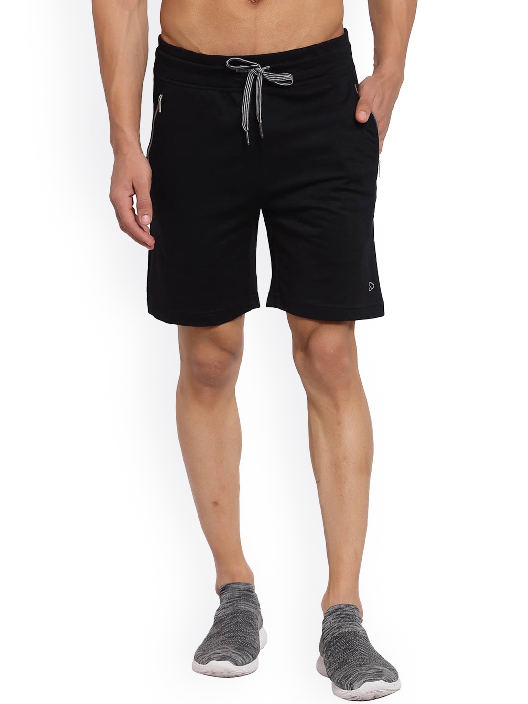 

SPORTO Men Black Sports Shorts