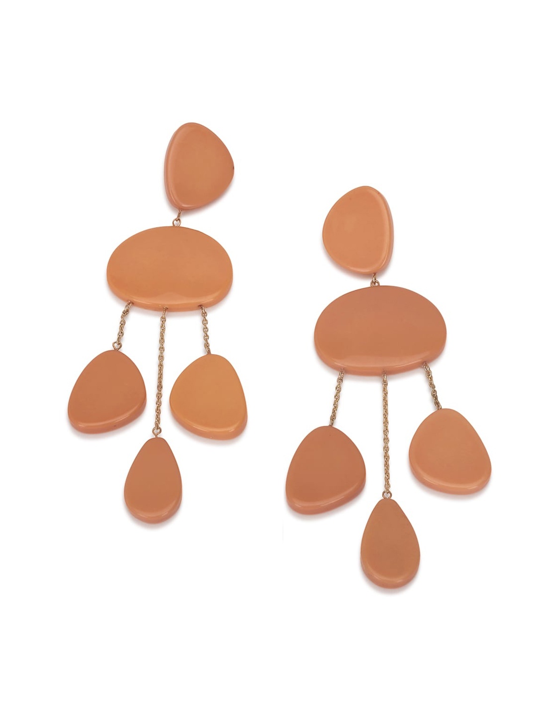 

FOREVER 21 Orange Contemporary Studs Earrings