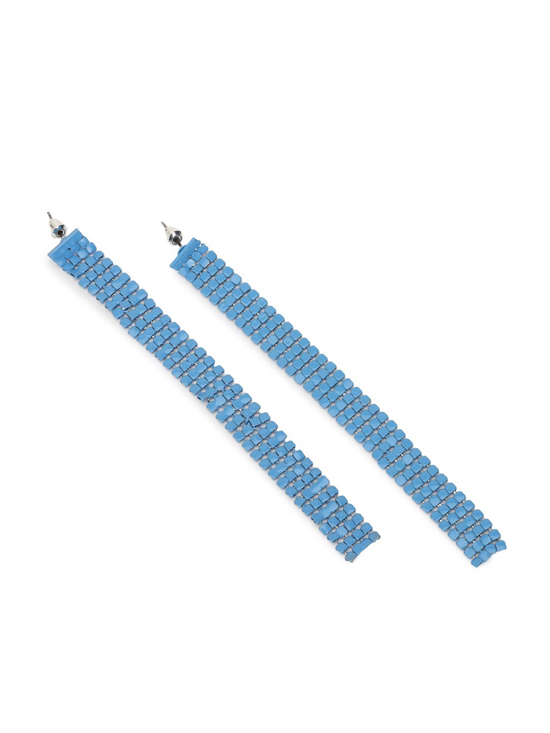 

FOREVER 21 Blue Contemporary Drop Earrings