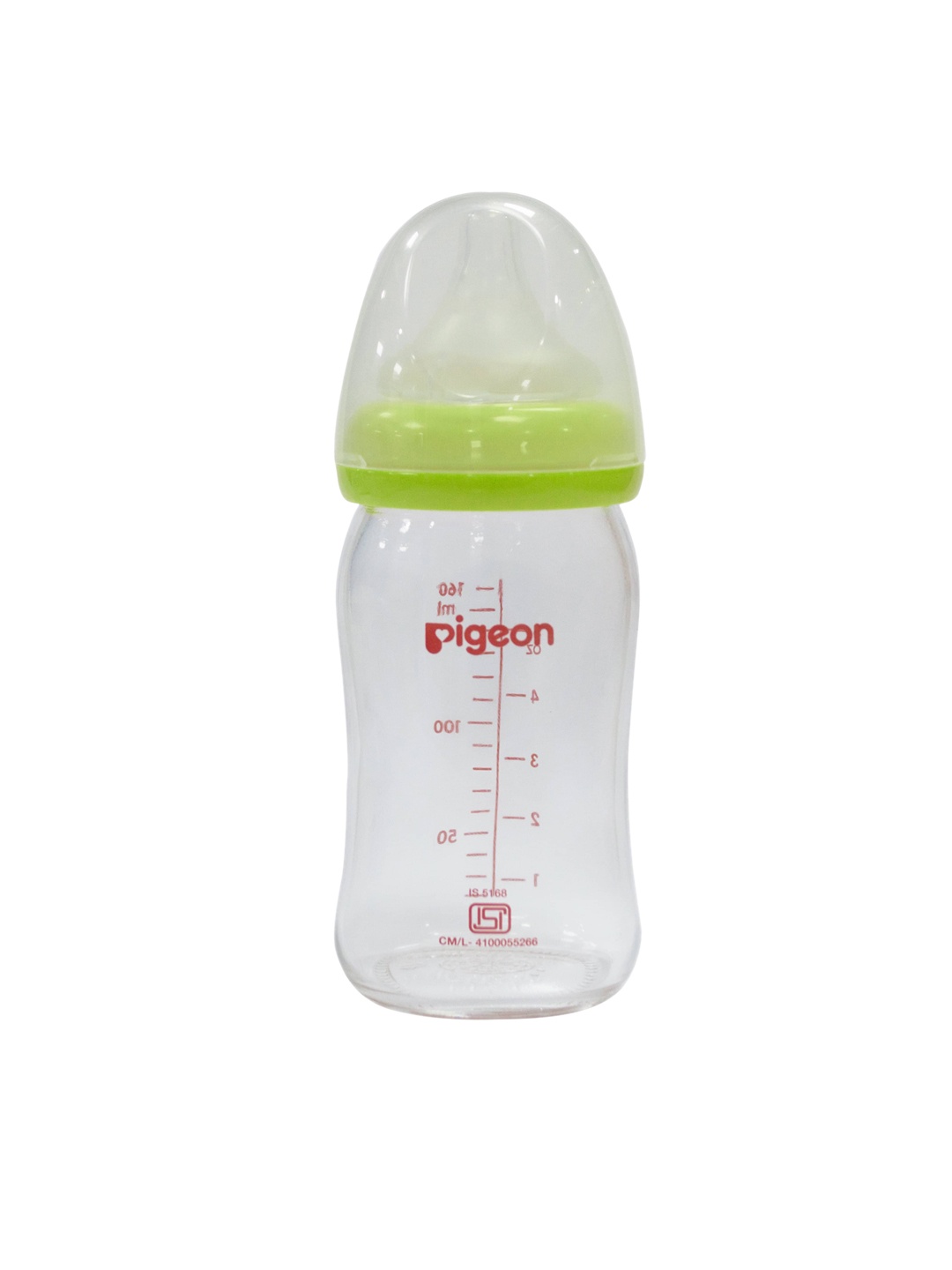 

Pigeon Transparent Glass Nursing Bottle 160 Ml