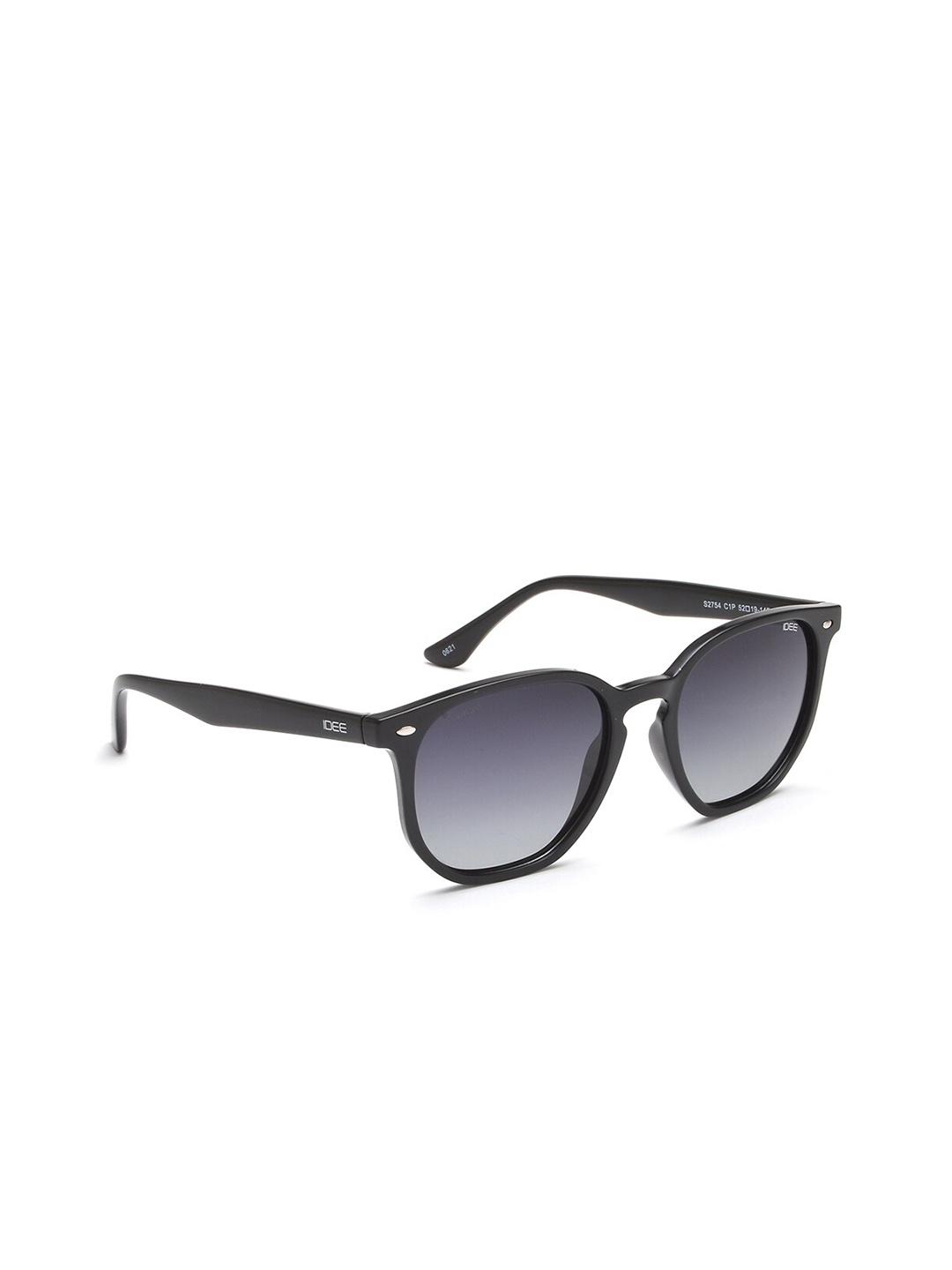 

IDEE Unisex Grey Lens & Black Square Sunglasses with Polarised Lens IDS2754C1PSG