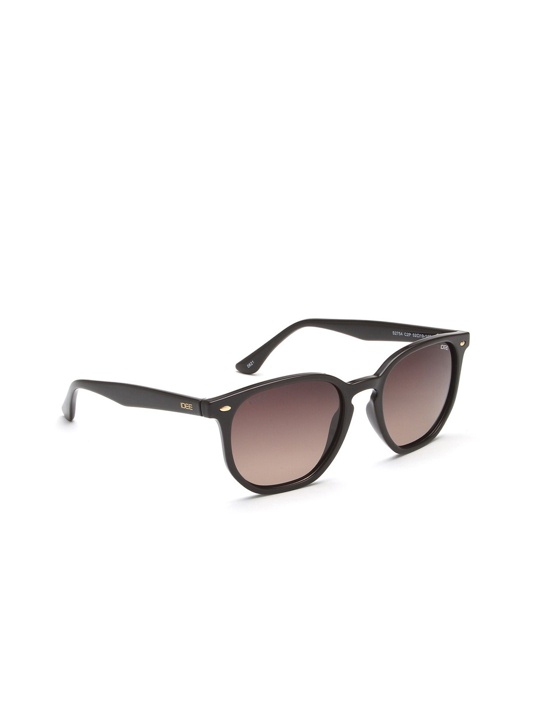 

IDEE Brown Lens & Black Square Sunglasses with Polarised Lens IDS2754C2PSG