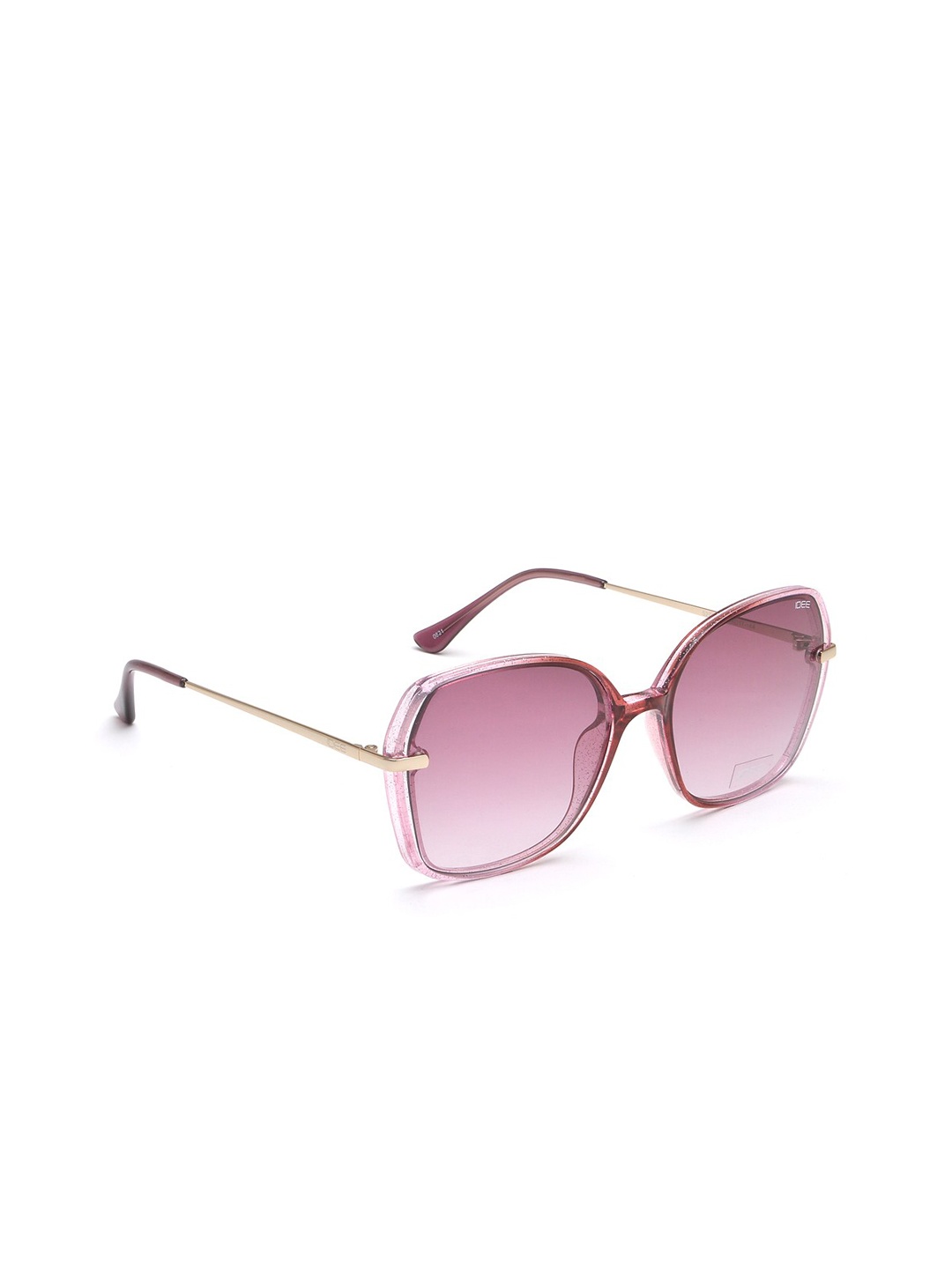 

IDEE Women Pink Lens & Gold-Toned Butterfly Sunglasses with UV Protected Lens IDS2768C3SG