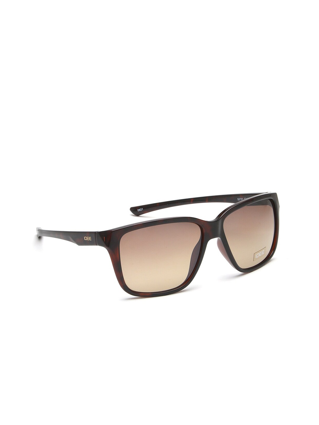 

IDEE Men Brown Lens & Brown Square Sunglasses with UV Protected Lens IDS2751C2SG