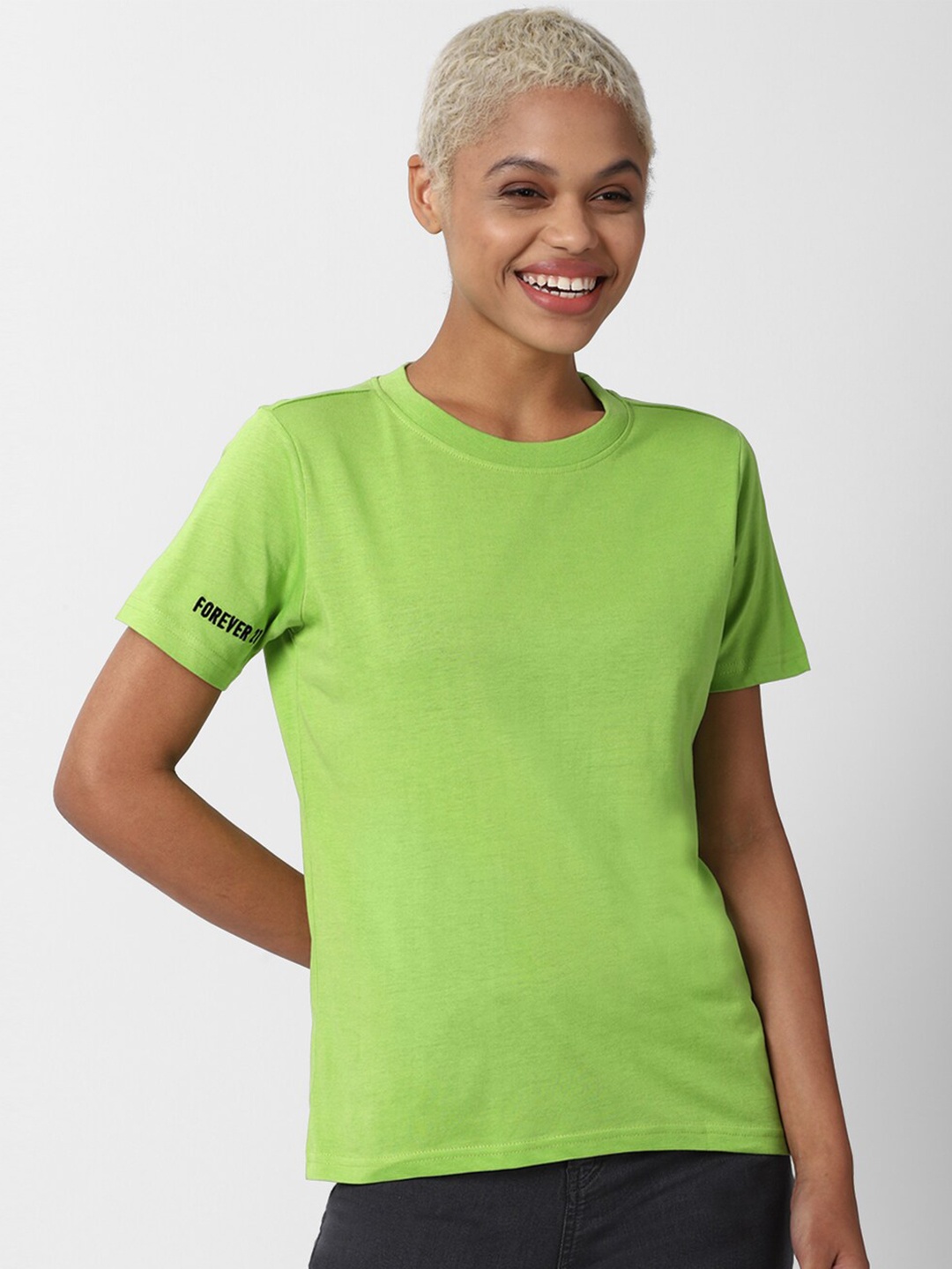 

FOREVER 21 Green Regular Top
