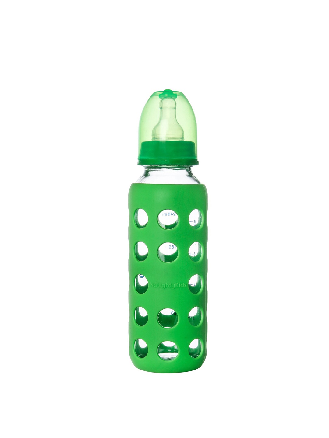 

NAUGHTY KIDZ Kids Green Warmer Glass Feeding Bottle-240 ml