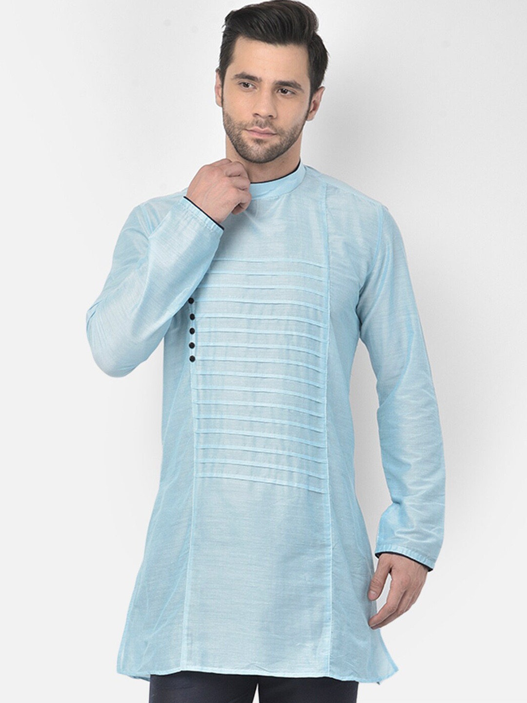 

DEYANN Men Blue Kurta with Pyjamas