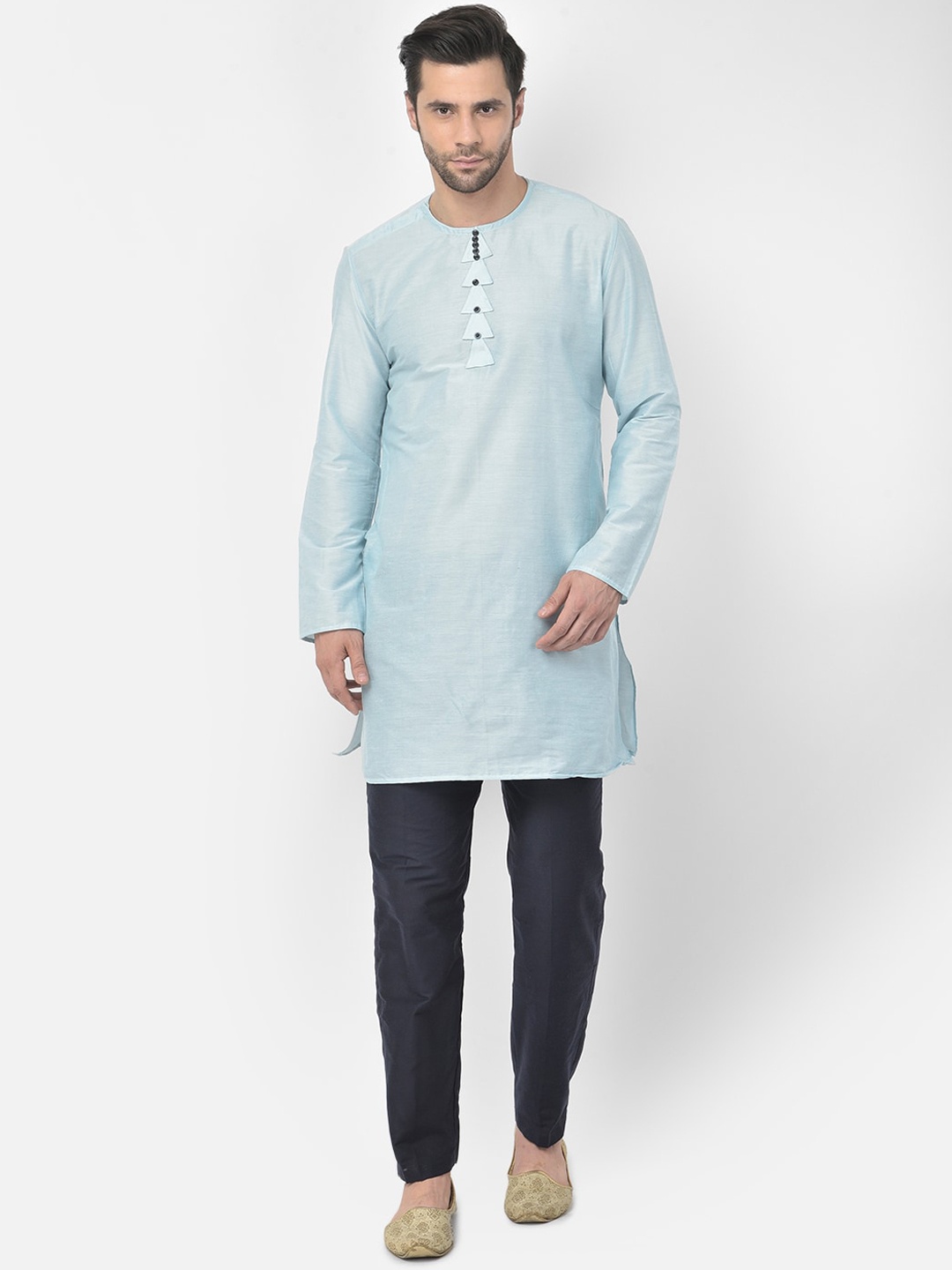 

DEYANN Men Blue Kurta with Pyjamas