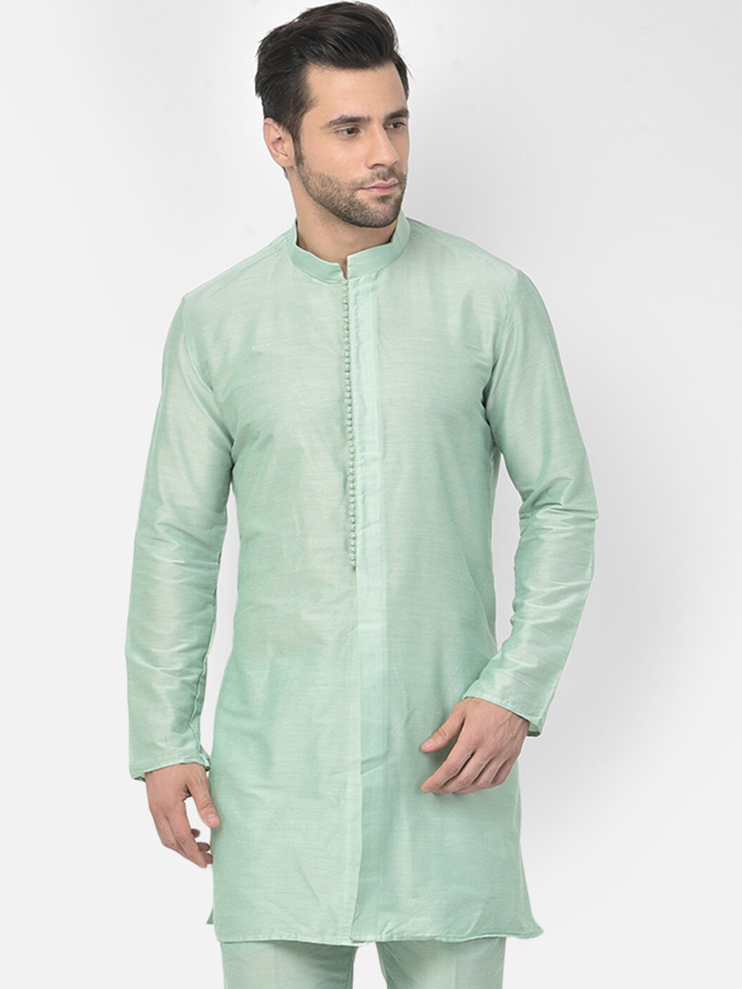 

DEYANN Men Mint Green Kurta with Trousers
