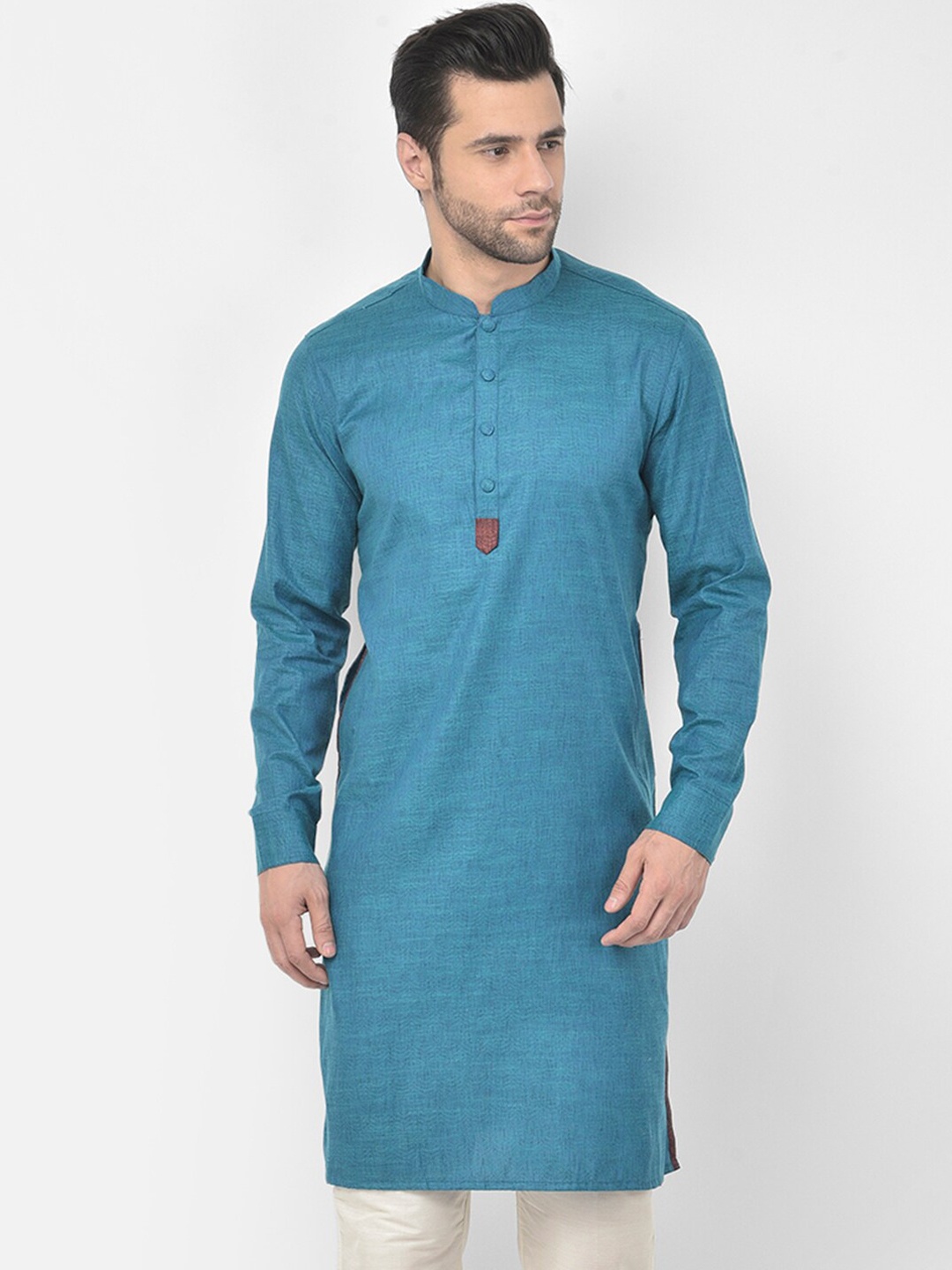 

DEYANN Men Blue Kurta with Pyjamas