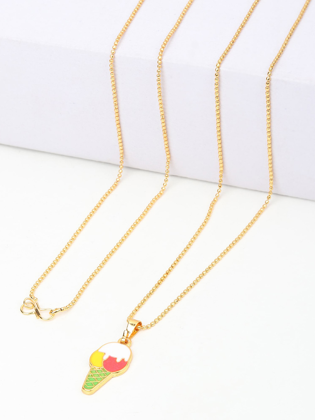 

Goldnera Multi Charm Pendant with Chain