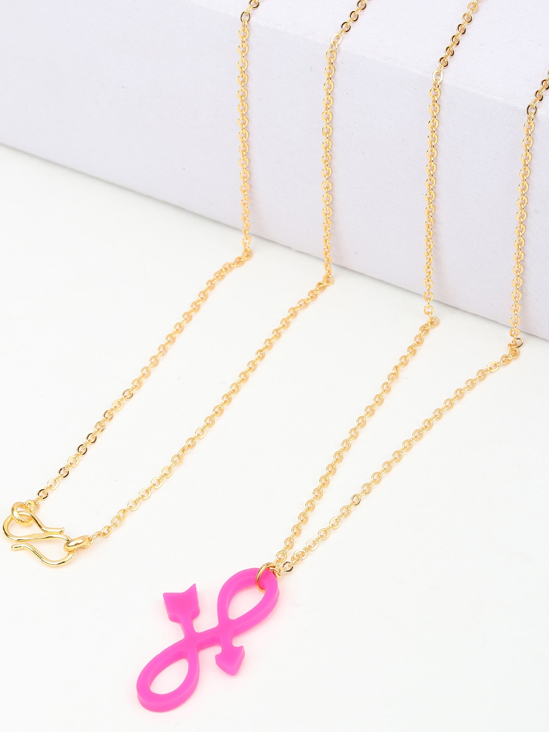 

Goldnera Pink Love is Infinite Pendant with Chain