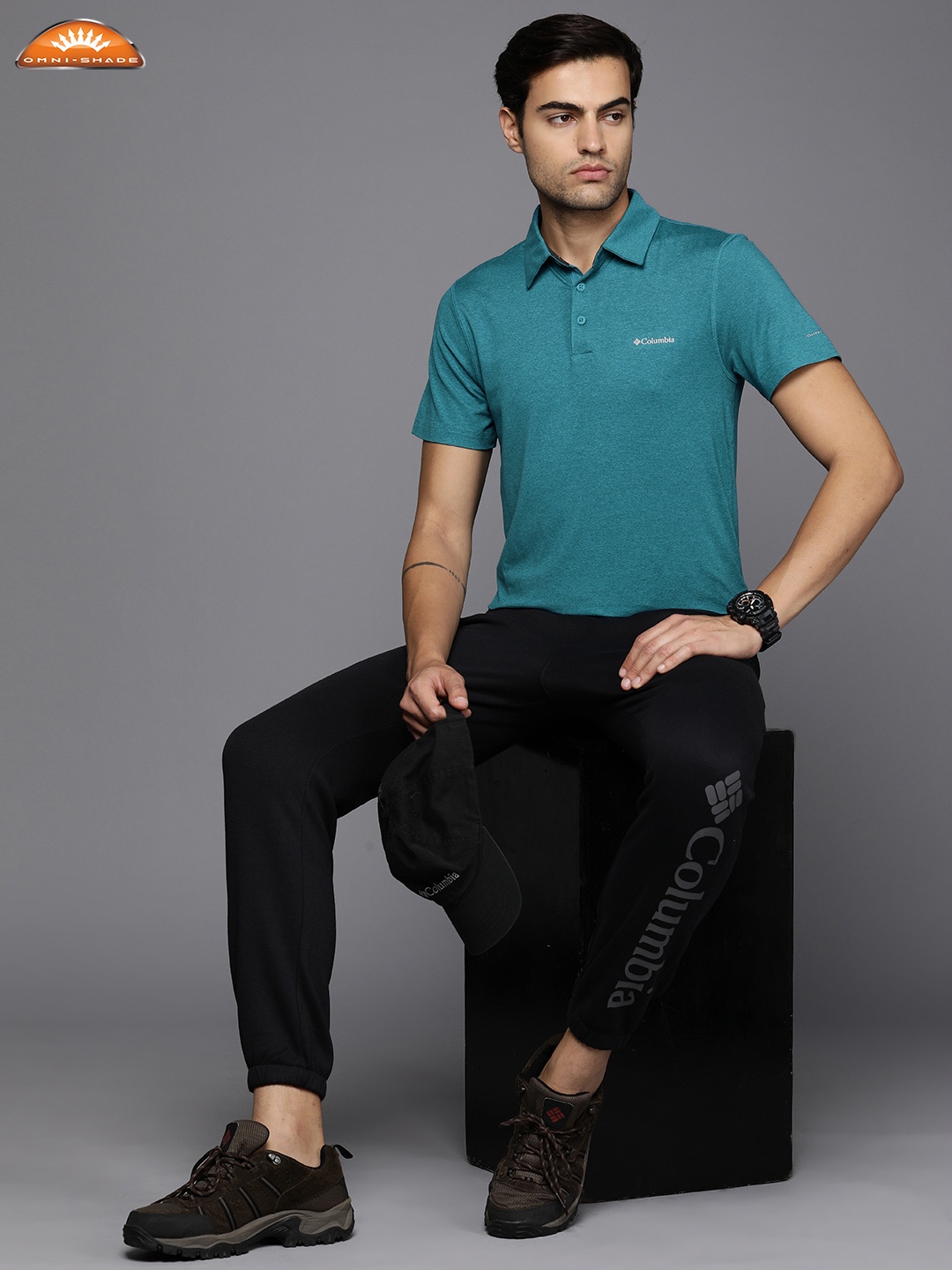 

Columbia Regular Fit Polo Collar T-shirt, Blue
