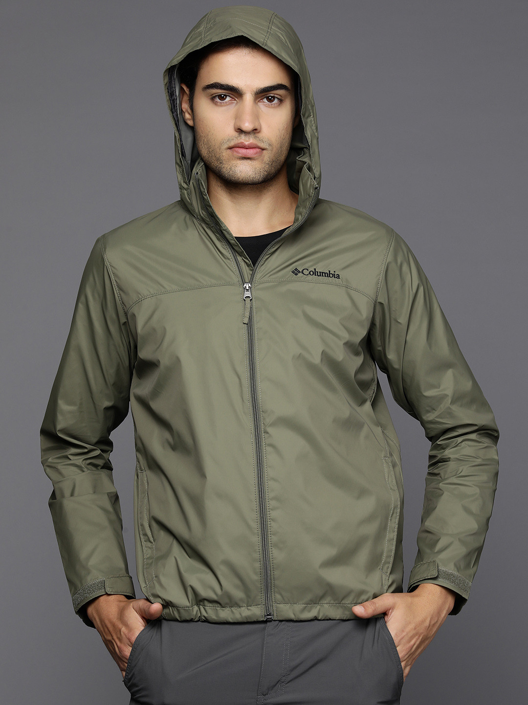 

Columbia Glennaker Lake Solid Rain Jacket, Green