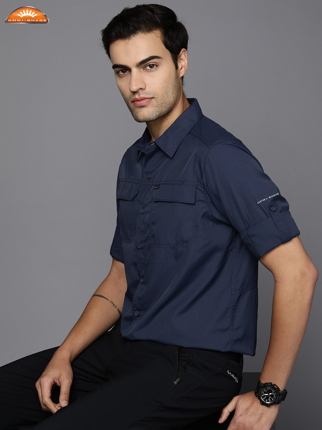 

Columbia Silver Ridge 2.0 Regular Fit Opaque Casual Shirt, Navy blue