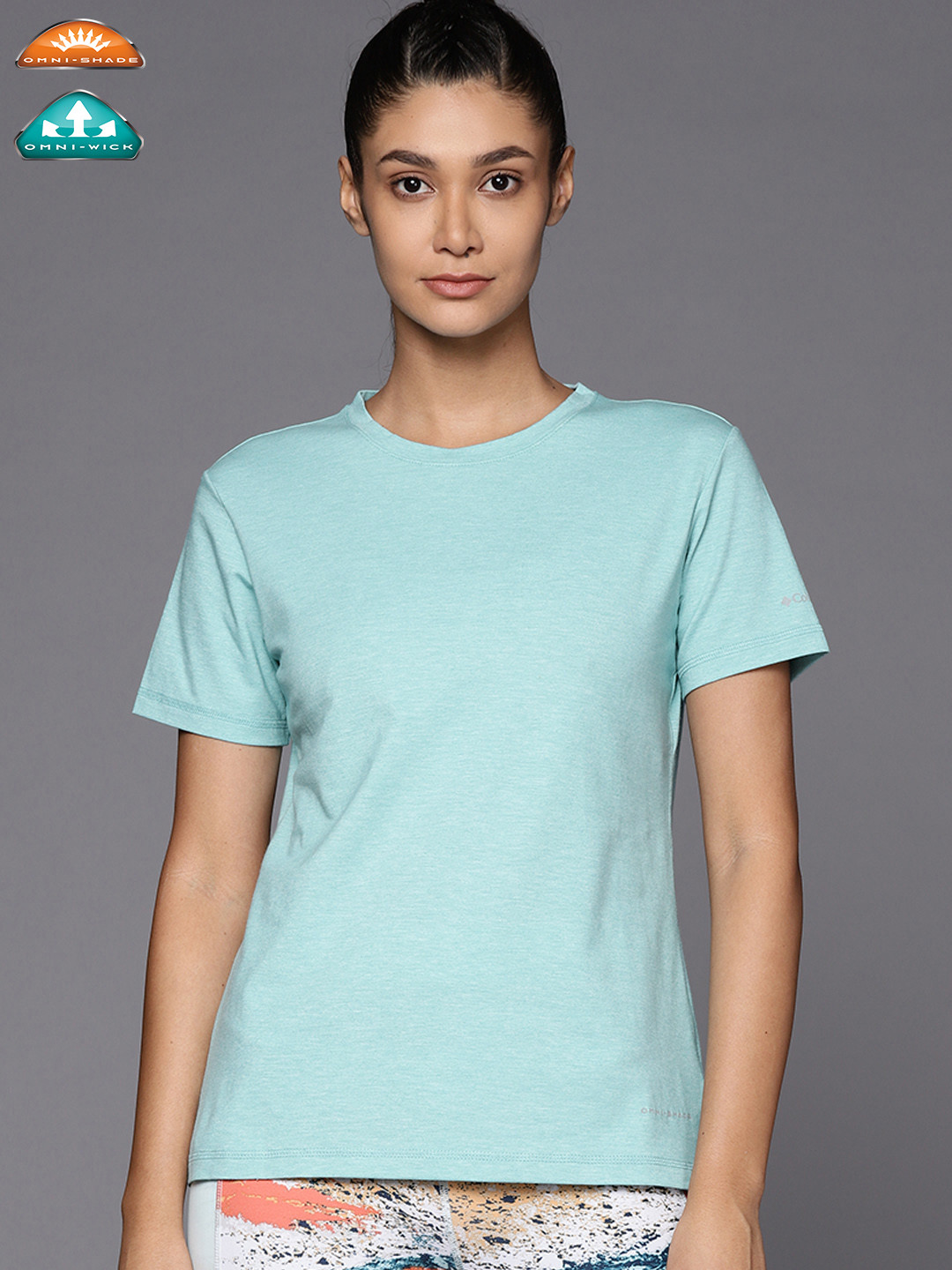 

Columbia Women Green T-shirt