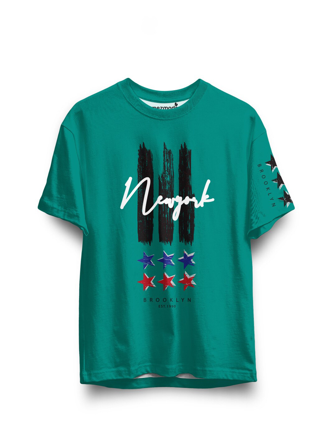 

mezmoda Boys Green Printed T-shirt