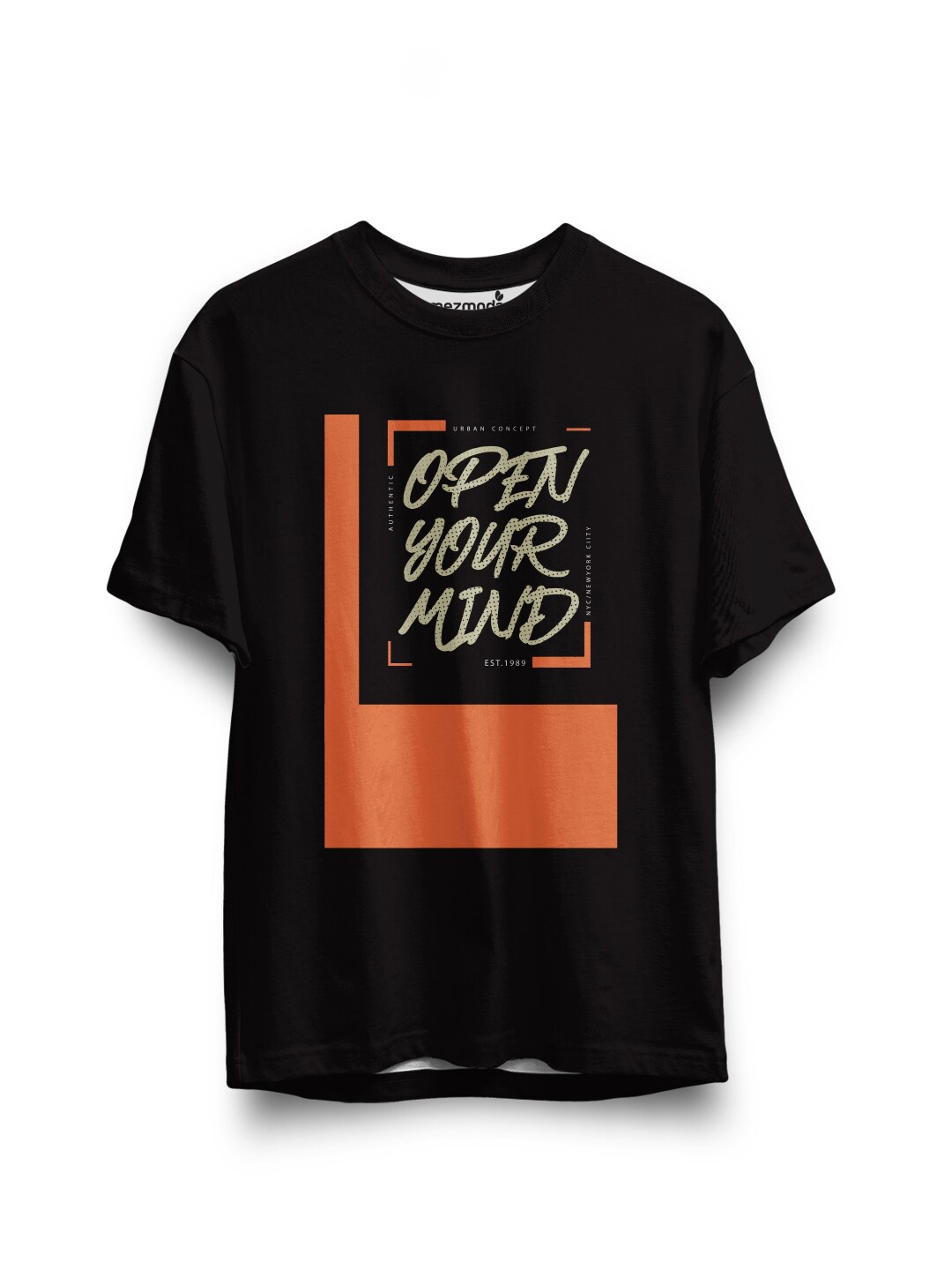 

mezmoda Boys Black Printed T-shirt