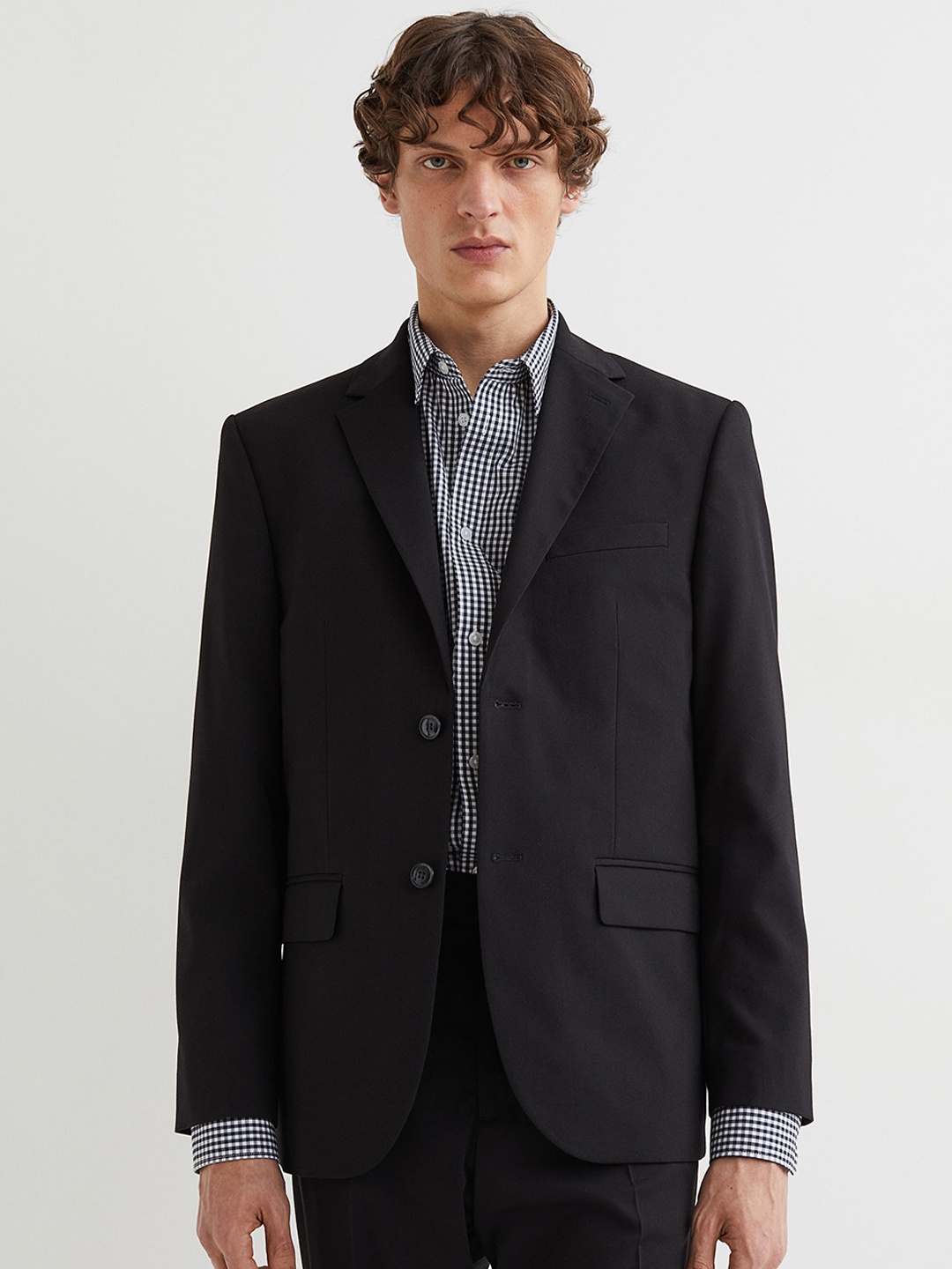 

H&M Men Black Regular Fit Jacket