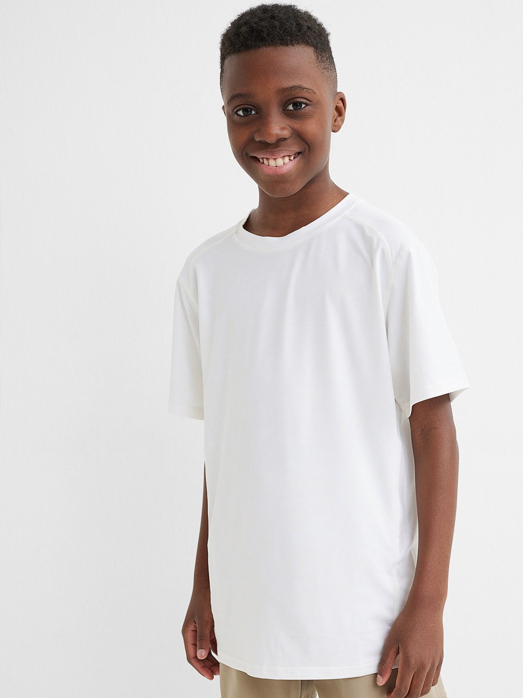 

H&M Boys White & Beige 2-Pack Sports Tops