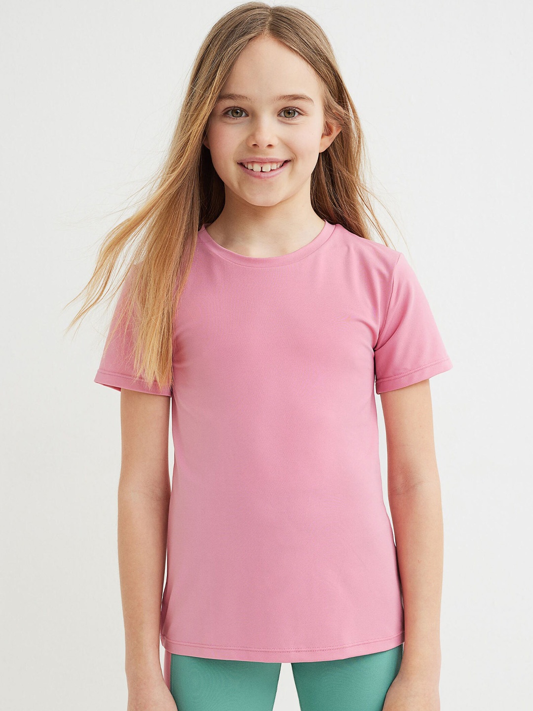

H&M Girls Sage Green & Dusty Pink 2-Pack Sports Tops
