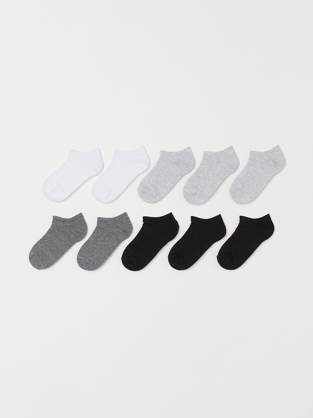 

H&M Boys 10 Pack Trainer Socks, White