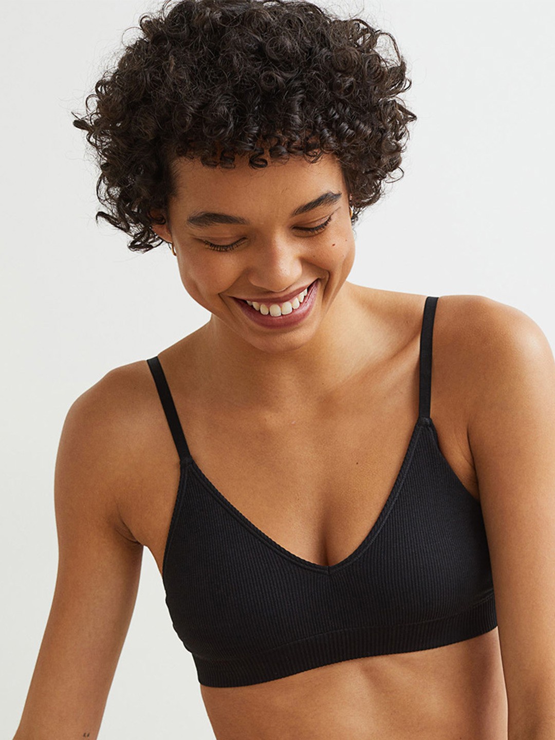 

H&M Black Seamless Padded Bra