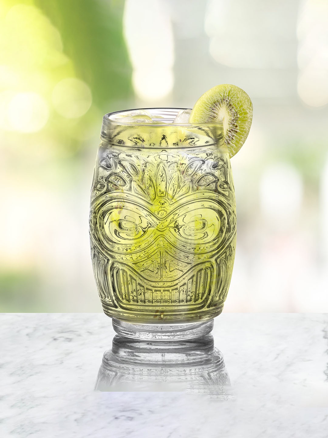 

Athome by Nilkamal Transparent Set Of 2 Textured Arias 500 ml Glass Shot