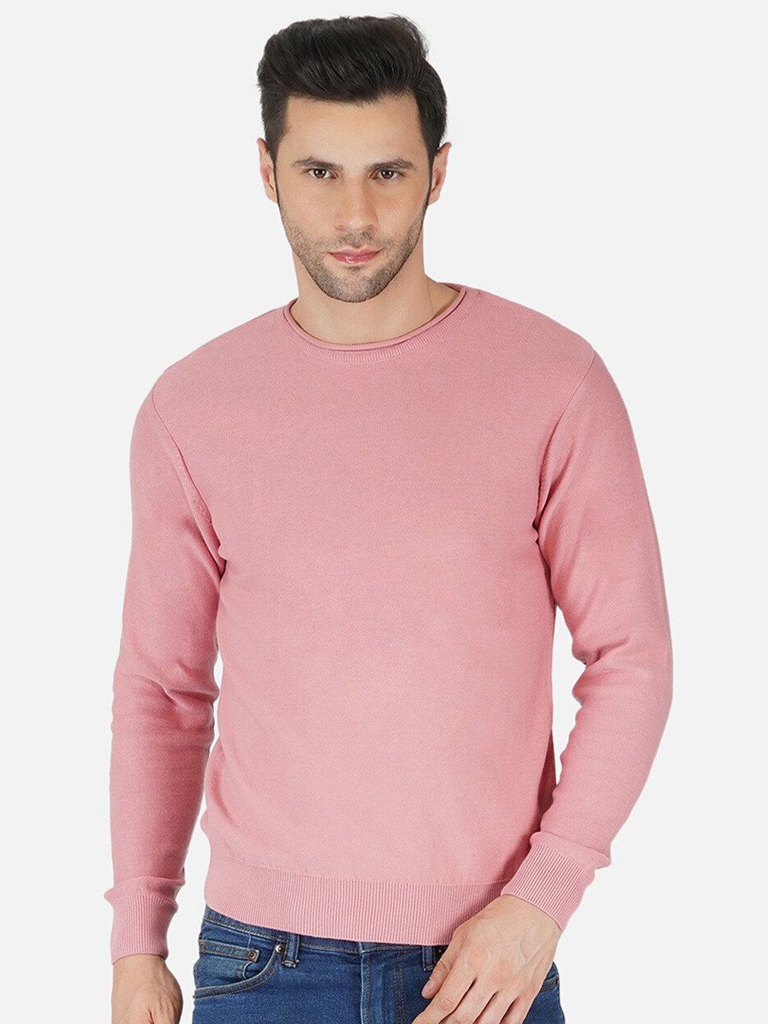 

JoE Hazel Men Pink Pullover