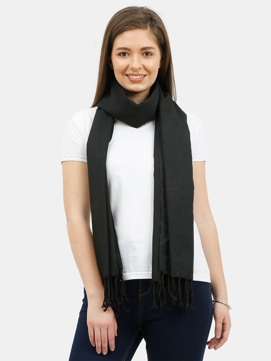 

thickskin Women Black Stole