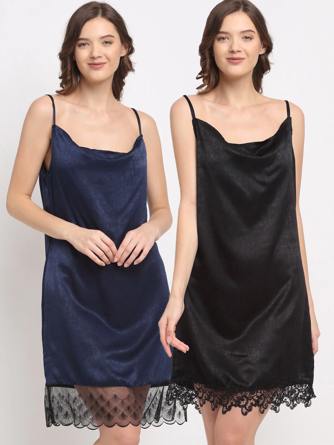 

EROTISSCH Set of 2 Nightdress, Black