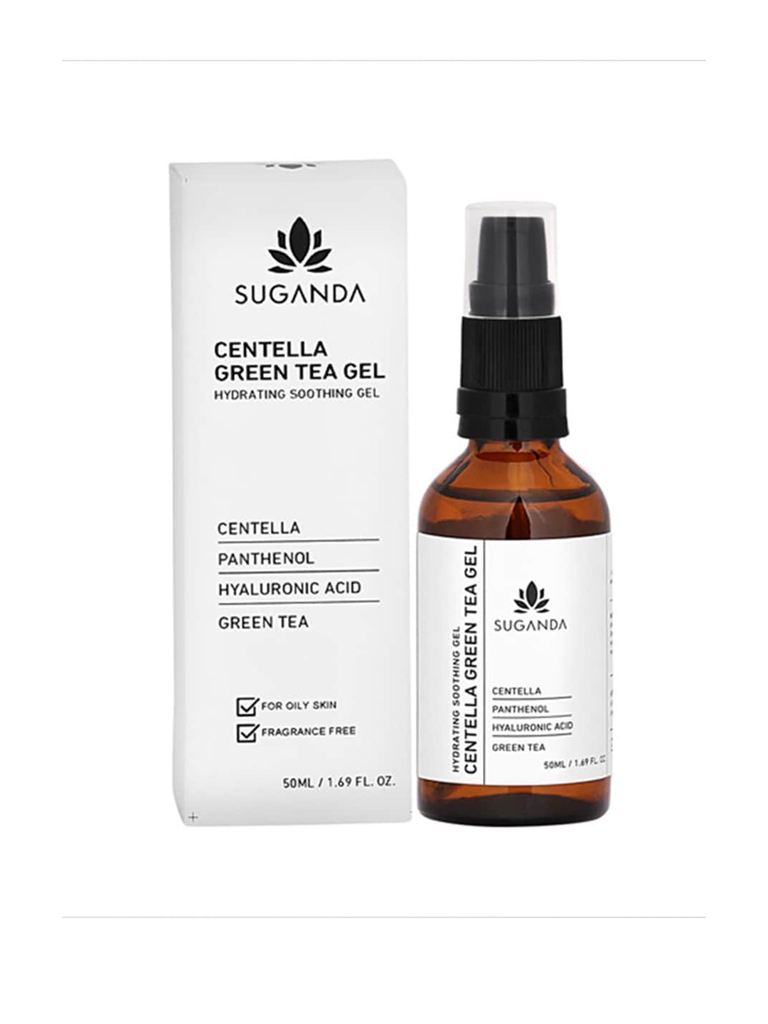 

SUGANDA Centella Green Tea Hydrating Soothing Gel - 50 ml, White