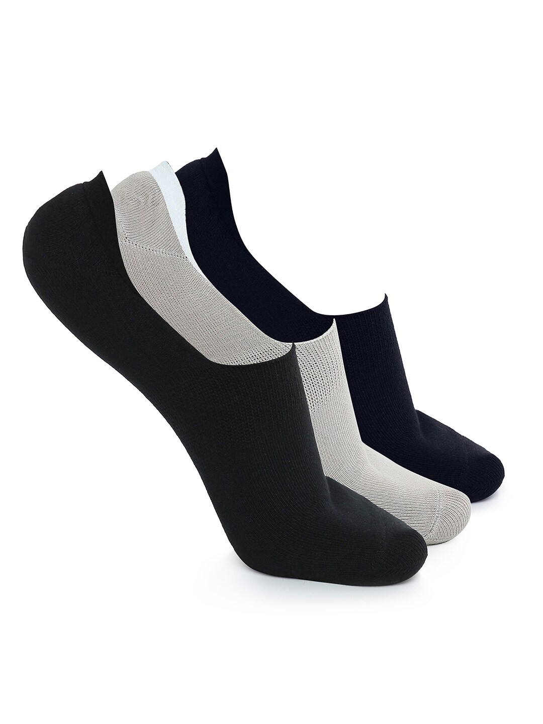 

CRUSSET Men Pack Of 3 Assorted Shoe-Liners