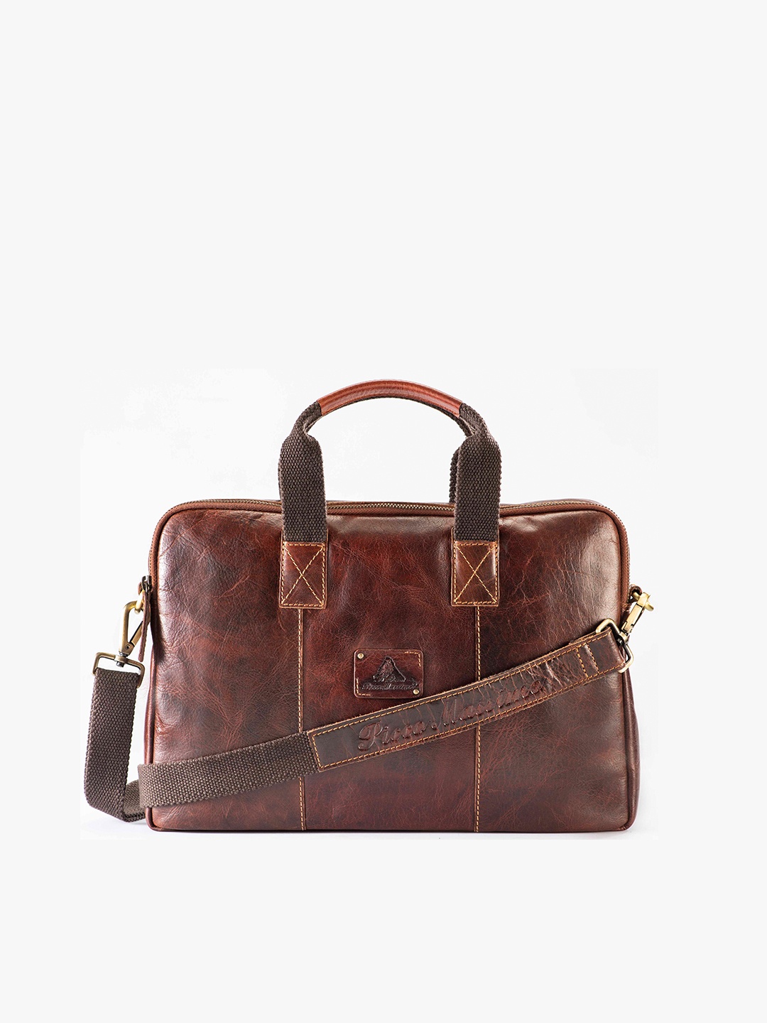 

Picco Massimo Men Brown Messenger Bag