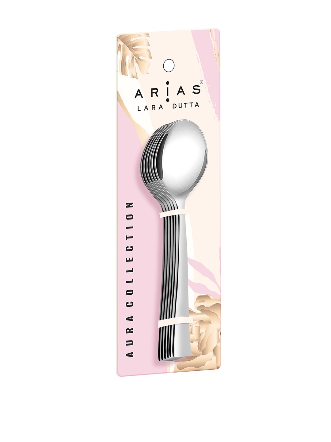 

Athome by Nilkamal Set of 6 Baby Spoons, Silver
