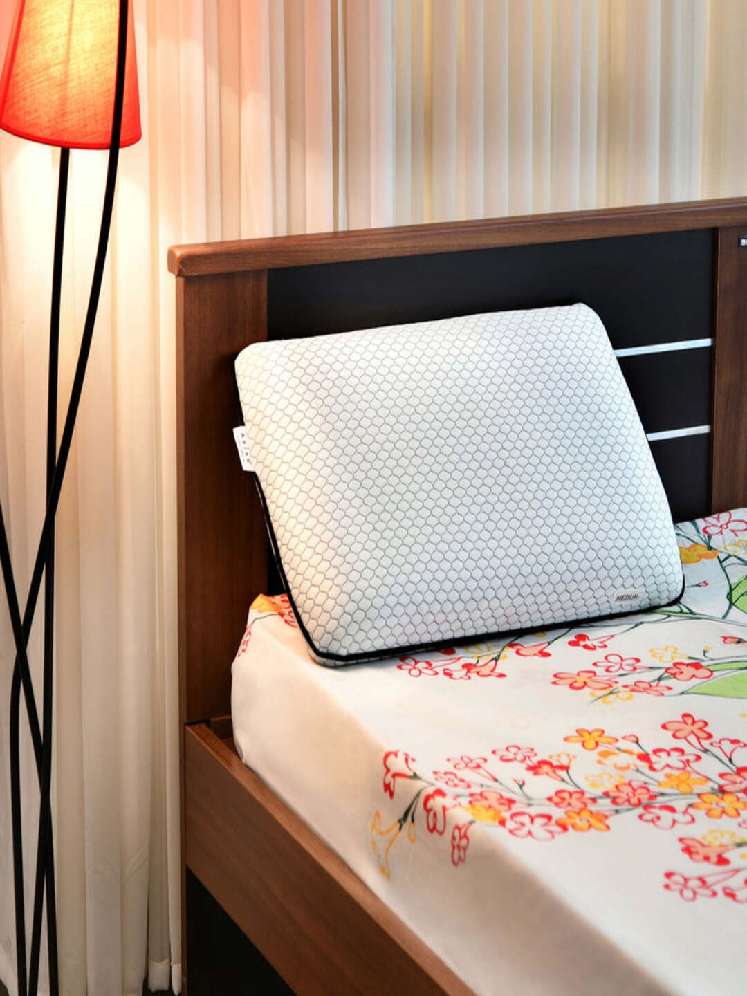 

Athome by Nilkamal White Striped Rectangular Sleeping Pillow