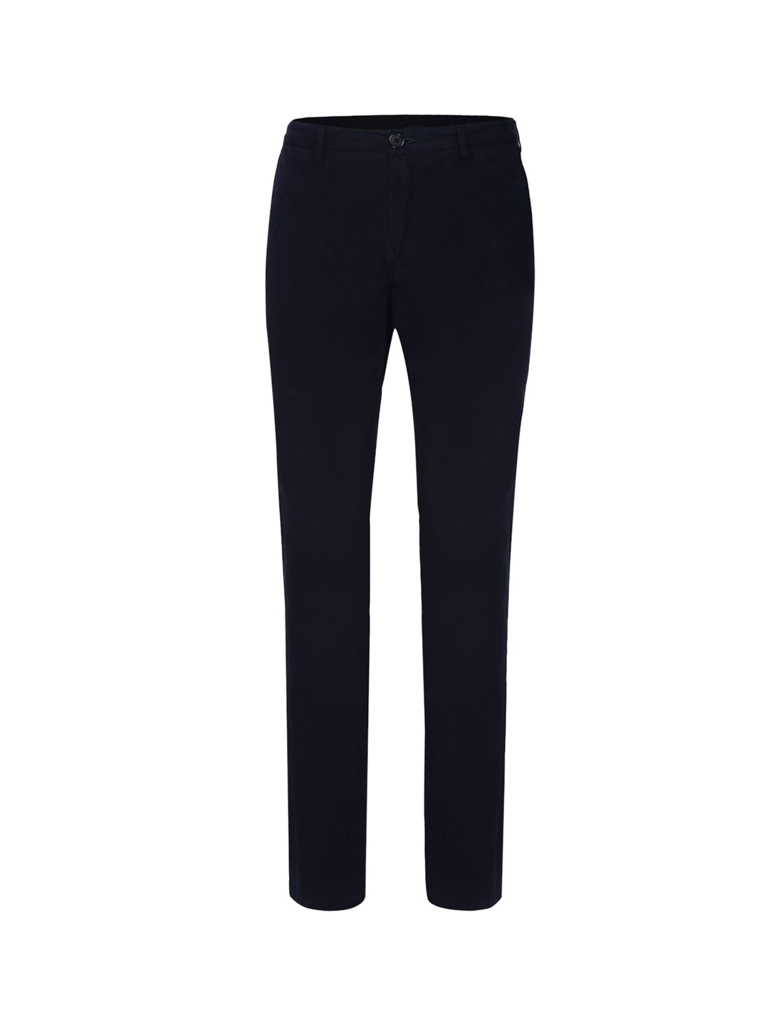 

PS By Paul Smith Men Navy Blue Slim Fit Cotton Regular Trousers