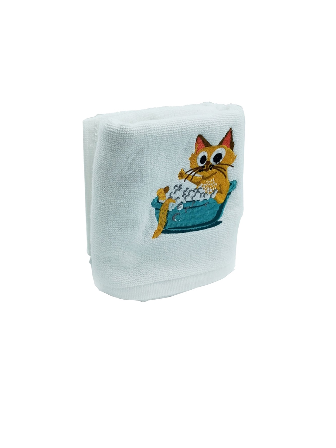 

Captain Zack White Embroidered Pure Cotton Anti-Bacterial Pet Towel