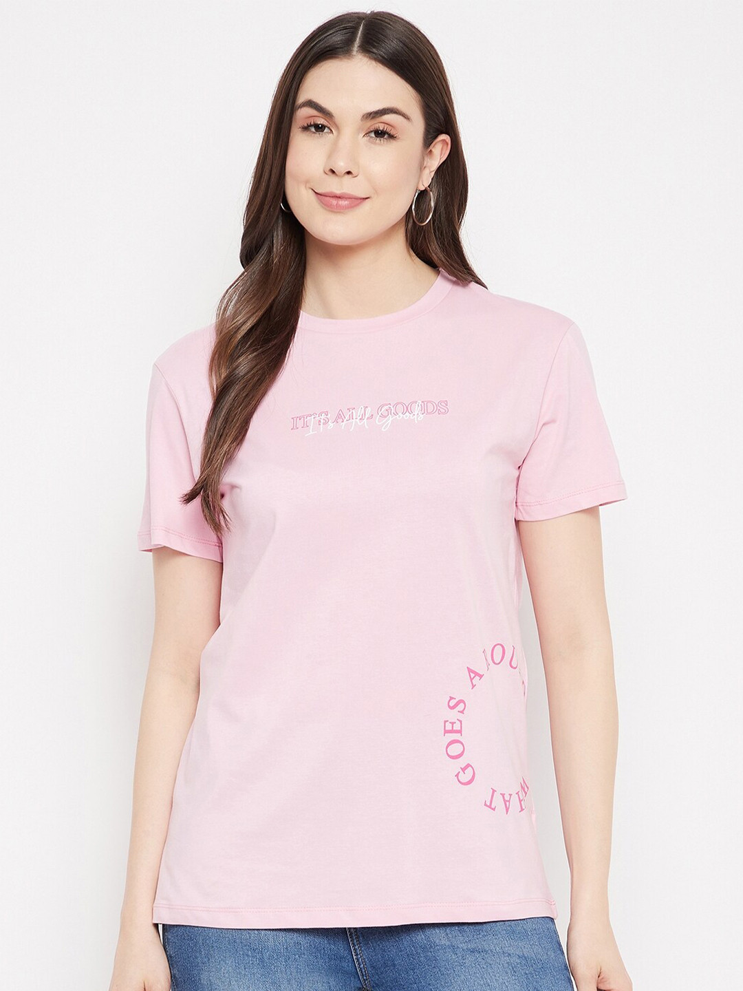 

Madame Pink Print Top