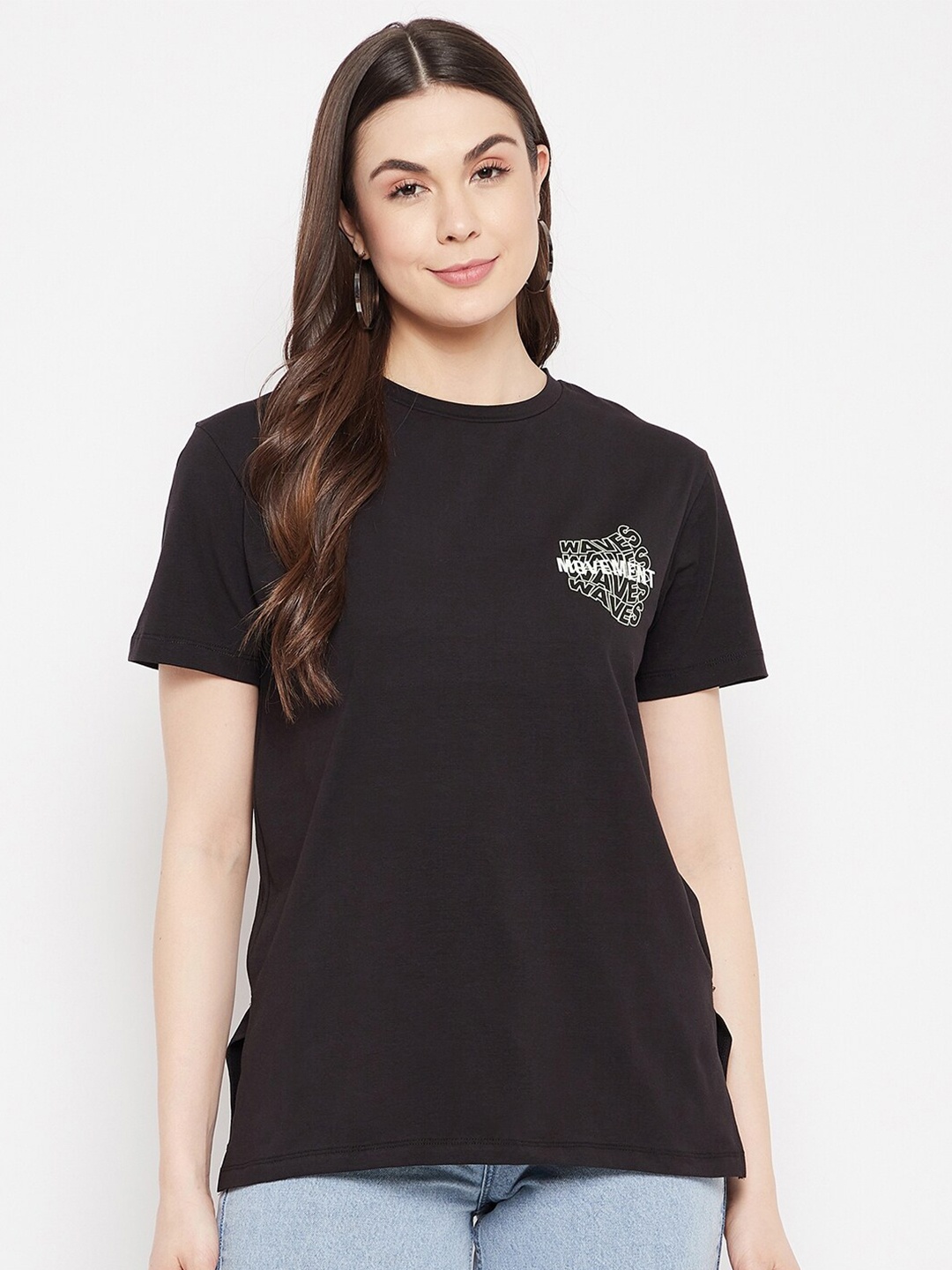 

Madame Black Printed Top