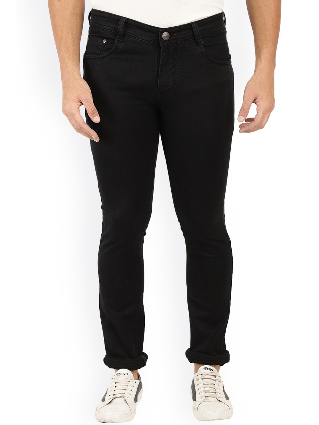 

V-Mart Men Black Slim Fit Stretchable Jeans