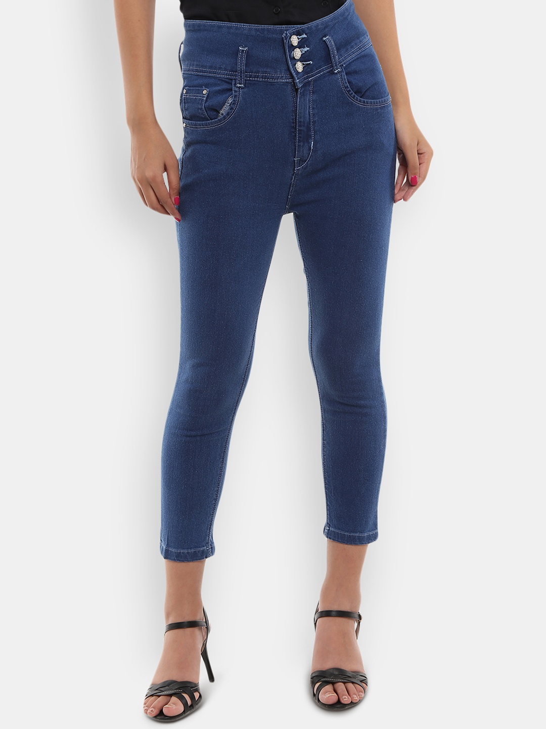 

V-Mart Men Blue Stretchable Jeans