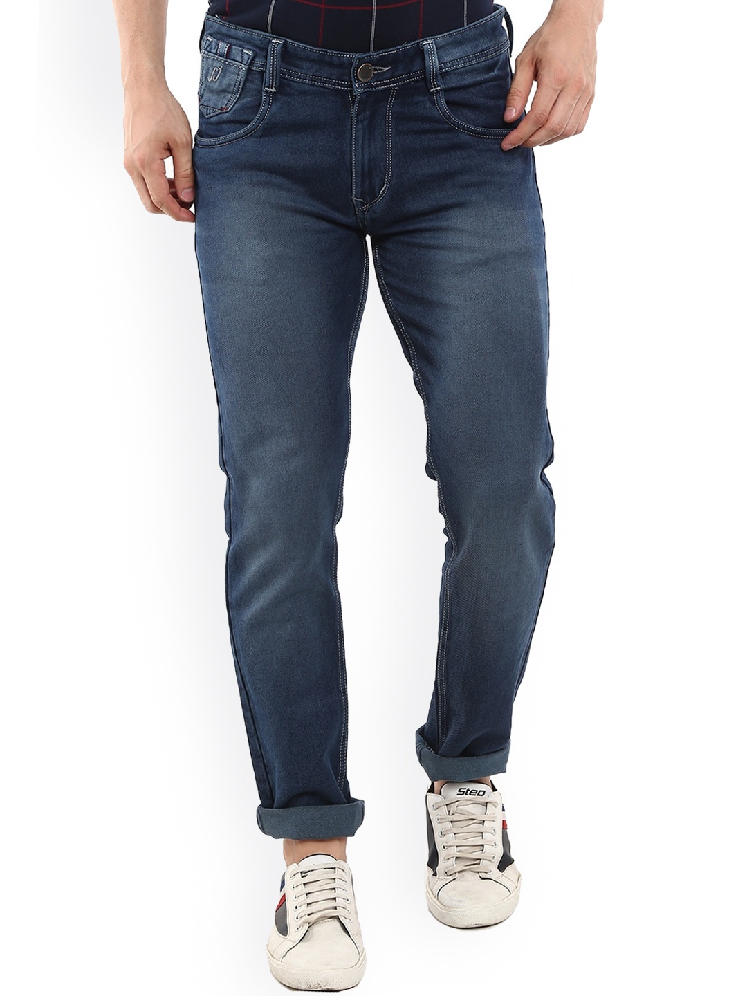 

V-Mart Men Blue Slim Fit Light Fade Stretchable Jeans