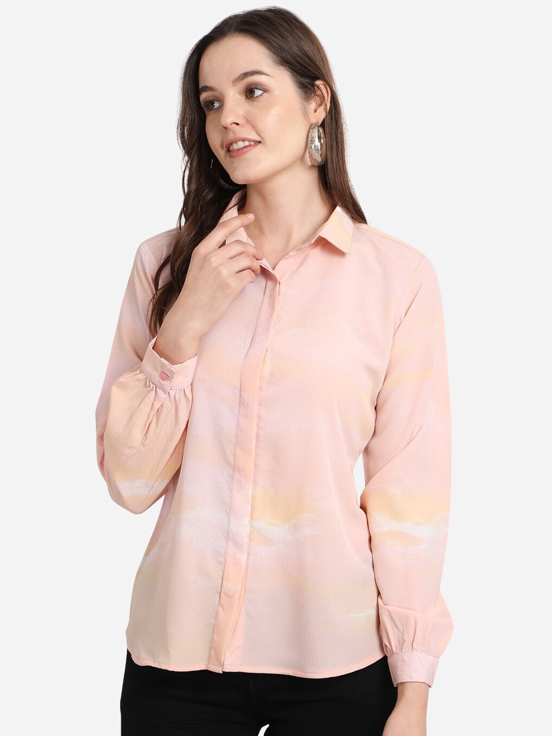 

Fbella Pink Casual Shirt