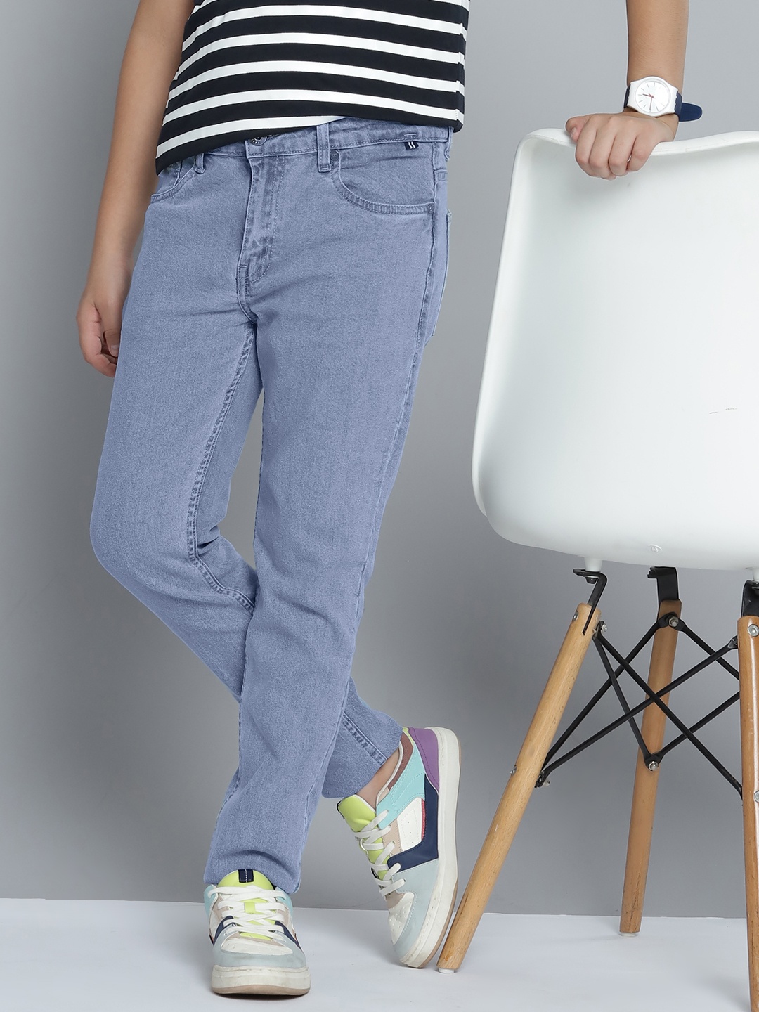 

Nautica Boys Blue Slim Fit Stretchable Jeans