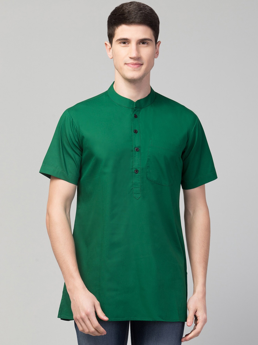 

Waahiba Men Green Kurta